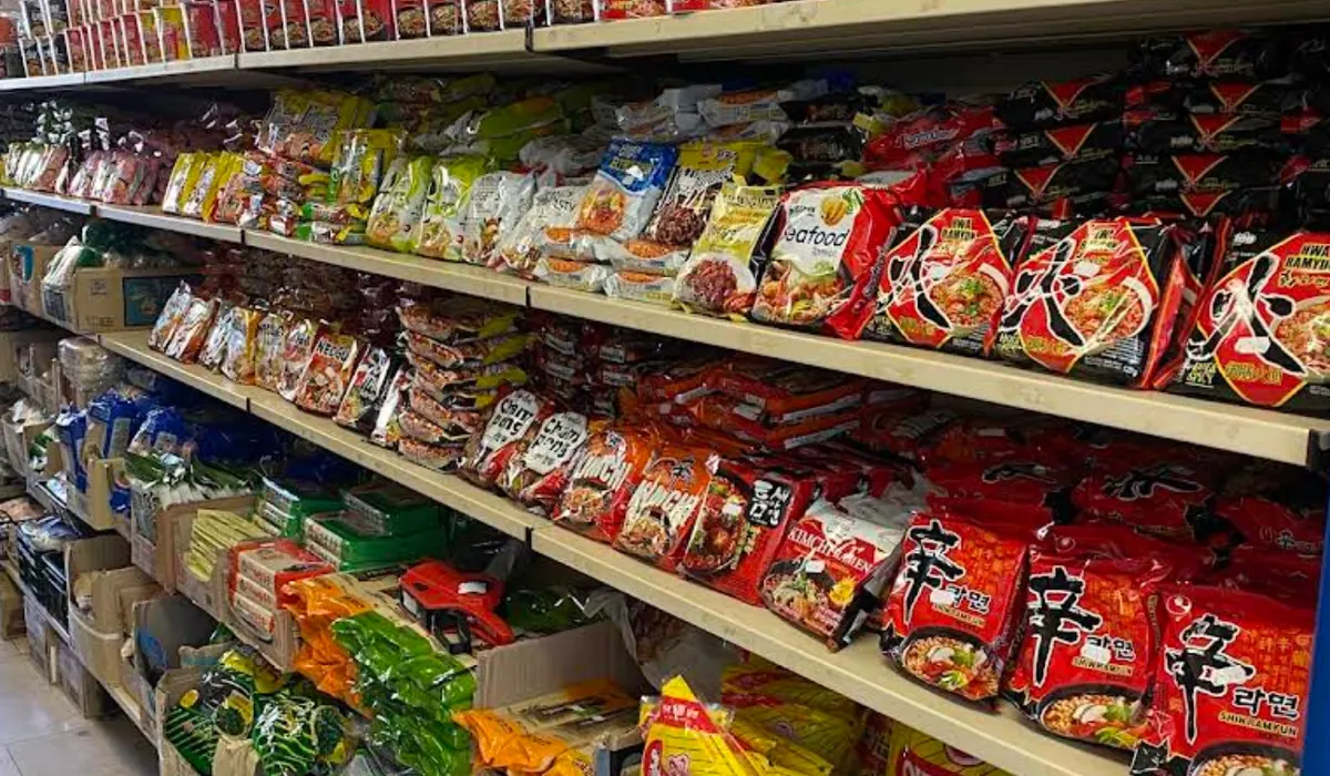 Koreanischer Asia Shop